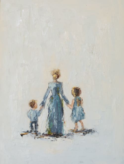 Take My Hand | Oil And Acrylic Painting in Paintings by Jessica Whitley Studio