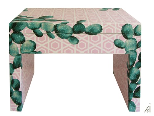 Cactus Capture | Nightstand in Storage by Habitat Improver - Furniture Restyle and Applied Arts