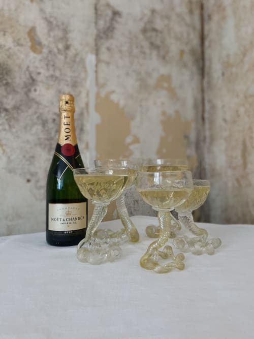 Champagne glasses | Interior Design by Stenholt Glas