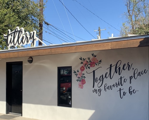 Together | Murals by Micheline Halloul | Tillery Kitchen and Bar in Austin