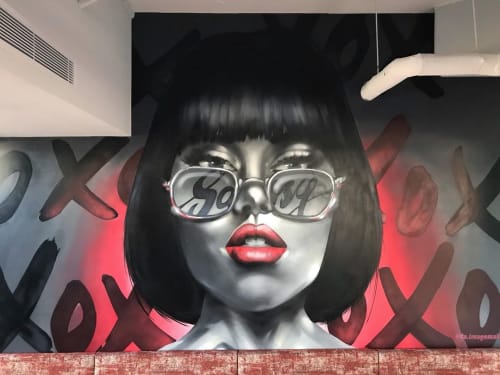Sassy X | Murals by Damien Arena | Sassy.x Restaurant & Bar in West Melbourne