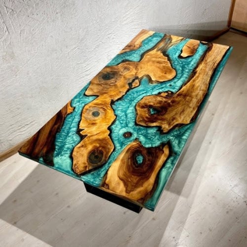 Epoxy Dining Table, Epoxy Resin Table, Epoxy Wood Table | Tables by Innovative Home Decors