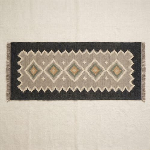 Handwoven Wool Stair, Hallway, Entryway Runner Rug | Rugs by Evergreen Carpets