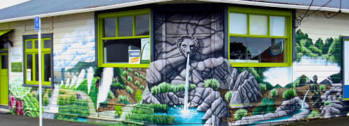 "Total Irrigation" Mural | Murals by Ellen Coup