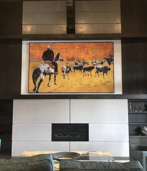 Contemporary Cowboy | Murals by Daryl Thetford