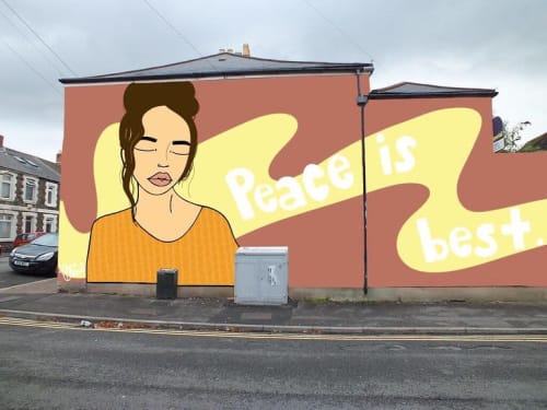 Peace is Best | Street Murals by Peace Peep Designs