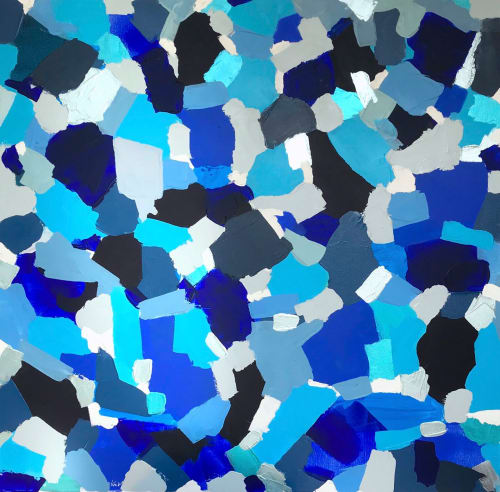 SOLD - 'SUMMERTiME BLUES' | Paintings by Linnea Heide contemporary fine art