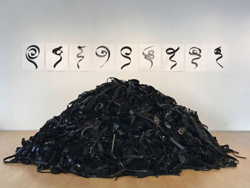 Pit (Installation View) | Sculptures by ELYSE DEFOOR | Gallery 72 in Atlanta