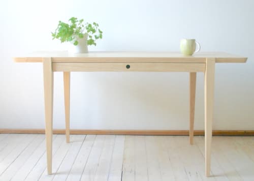 Oslo Writing Desk in American Ash | Tables by Studio Moe