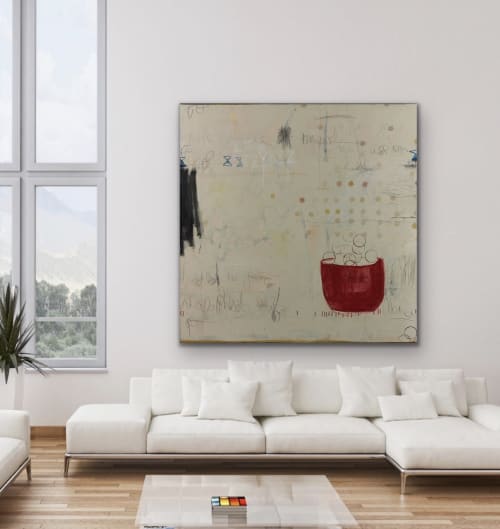 Feeling This Way 1 - 60"x60" Original Painting | Paintings by Sidnea D'Amico