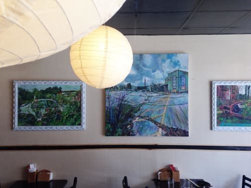 Series of Paintings | Oil And Acrylic Painting in Paintings by Noel Hefele | Ryujin in Brooklyn