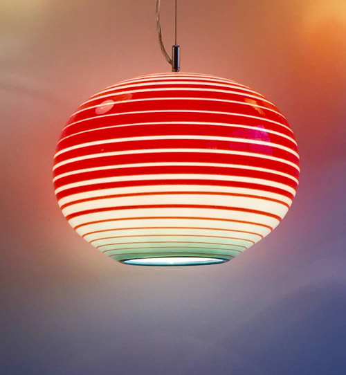 LANTERNA | Pendants by Illuminata Art Glass Design by Julie Conway