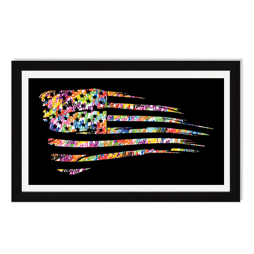 American Love Flag | Prints by Ruben Rojas