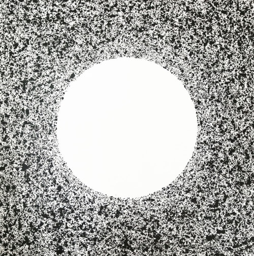 Full moon | Oil And Acrylic Painting in Paintings by Isabelle Pelletane