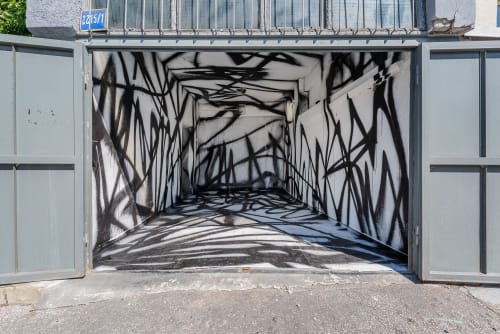Is Your Garage Too Boring | Murals by Patricia Koysova | Bratislava in Bratislava
