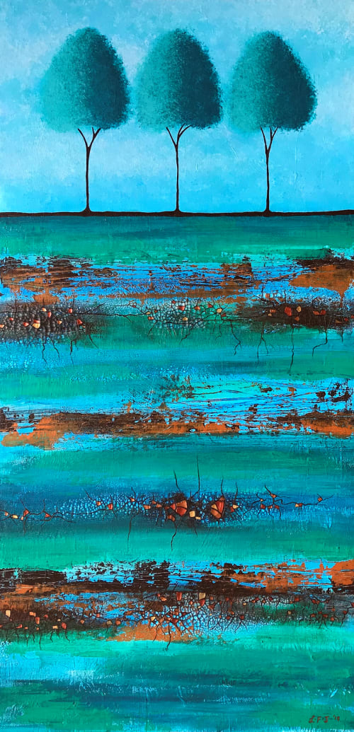 Teal Me A Story | Paintings by Lisa Frances Judd