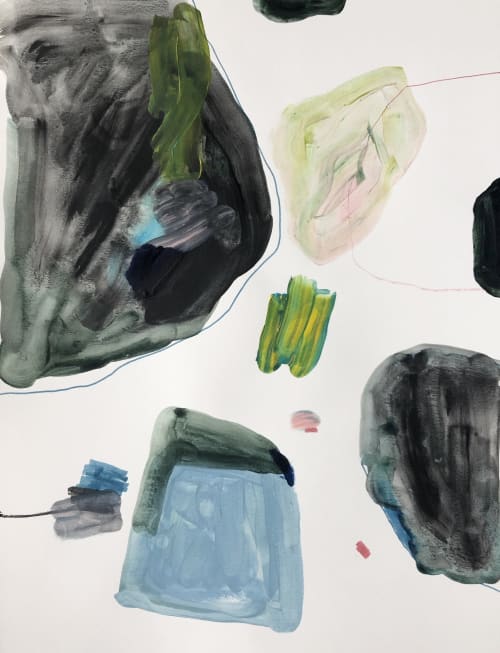 'greenpoint no. 02', 18" x 24" | Paintings by maja dlugolecki