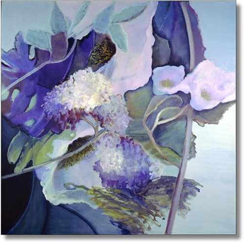 Morning Light-hydrangea painting | Paintings by Christiane Papé