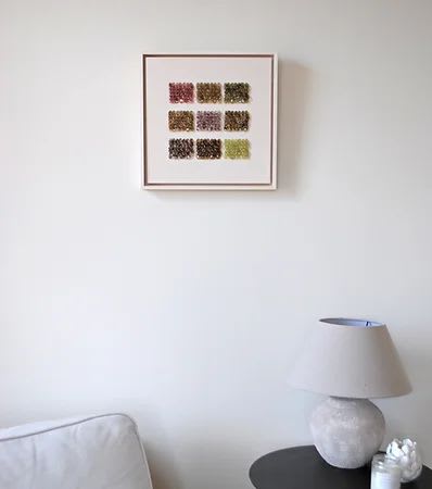 Colours of Seaweed No. 3 (cotton) | Embroidery in Wall Hangings by Jasmine Linington