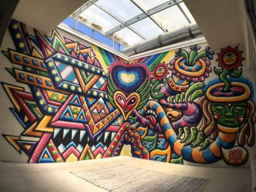 Patio Portal | Murals by Chris Dyer