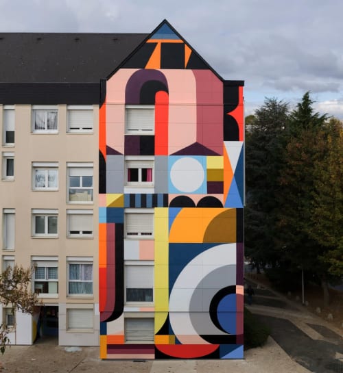 Urban Art at the Moulin - Creil | Street Murals by Xkuz
