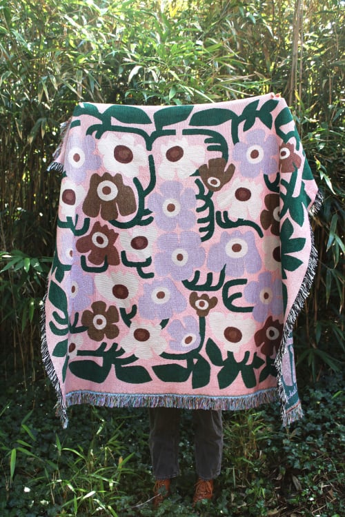 Blossom Blanket Tapestry | Linens & Bedding by Leah Duncan