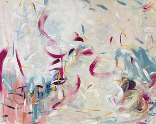 Dance Like the Weight Has Been Lifted | Oil And Acrylic Painting in Paintings by Roma Osowo