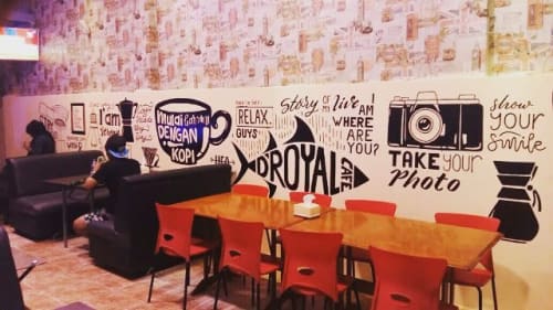 Cafe Mural | Murals by Halil Fuady Ashar