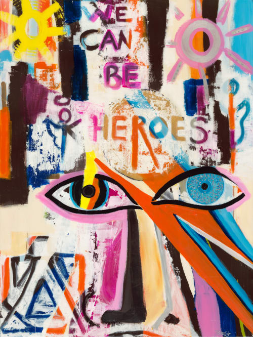Diamonds In My Eyes | Mixed Media by Artist Bridget Griggs
