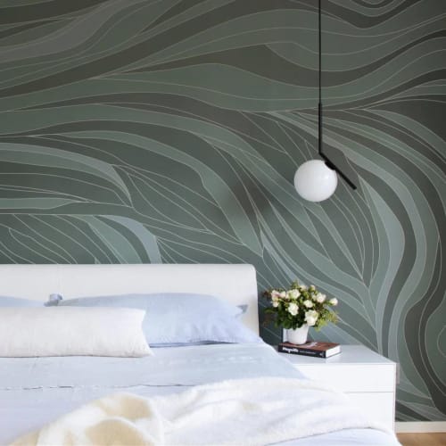 Currents | Atlantis | Wall Treatments by Jill Malek Wallpaper