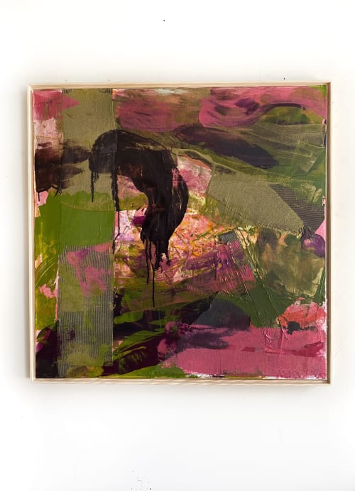 'Fantastic Flurry' Original Painting | Oil And Acrylic Painting in Paintings by Jessalin Beutler