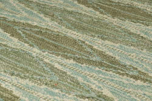 Rug & Kilim’s Scandinavian Rug in Green and Blue | Area Rug in Rugs by Rug and Kilim