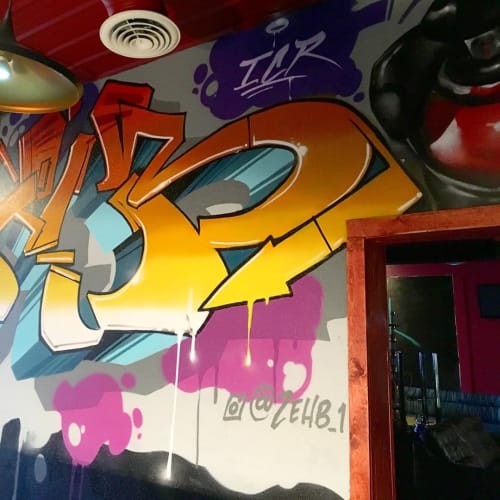 Graffiti Mural | Murals by ZEHB ONE | Mural Lounge in Denver