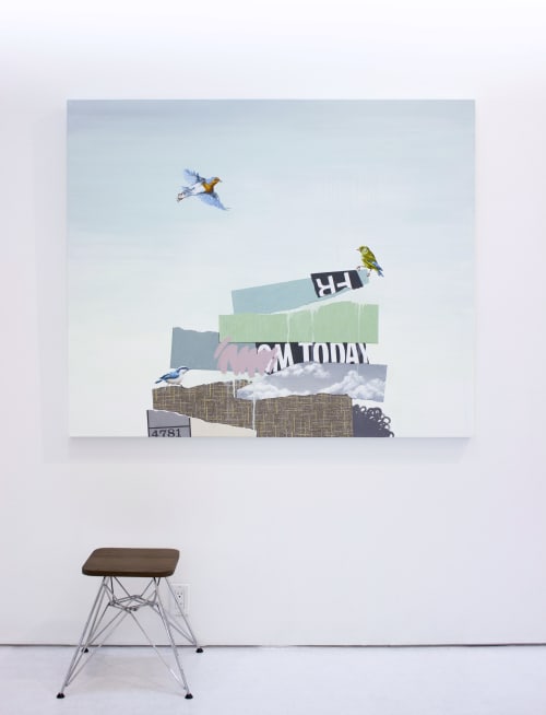 The Rise and Fall No. 17 | Paintings by Lauren Matsumoto Fine Art | High Line Nine in New York