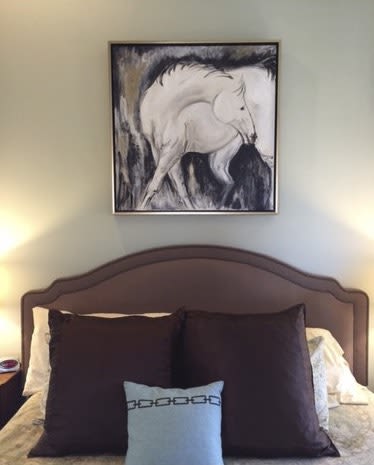 White Horse | Paintings by Donna B Fine Art, Donna Bernstein, Artist