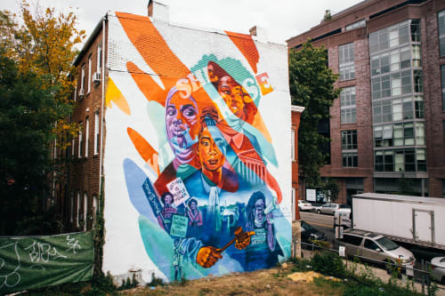 She Will Rise | Street Murals by Rachel Wolfe-Goldsmith