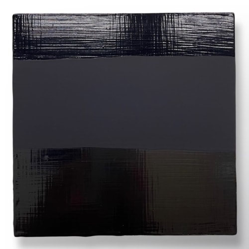 paynes grey stripe | Paintings by Alissa Massey Studio