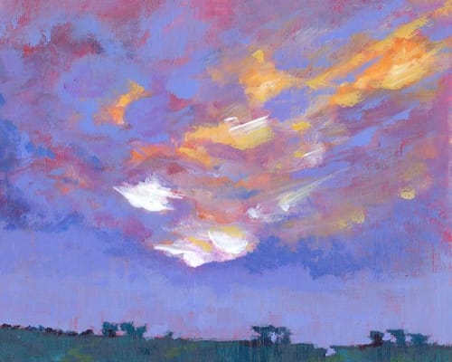 Giclée print of Sunset Study | Prints by Jessica Marshall / Library of Marshall Arts