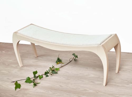 Upholstered RUMBO Bench | Benches & Ottomans by VANDENHEEDE FURNITURE-ART-DESIGN