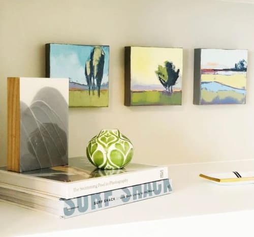 "Perspective," Take Some Shade," & "Stepping Back" | Oil And Acrylic Painting in Paintings by Carrie Megan