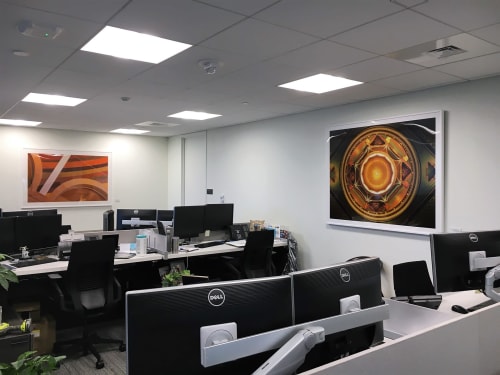 Installation for Financial Institute Office | Paintings by Art Solutions