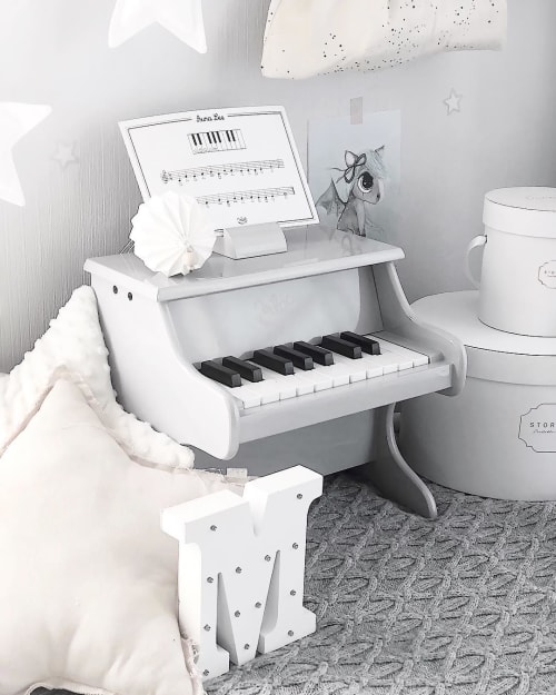Kid's Piano | Art & Wall Decor by The Baby Sketch | Christine Hoel's Home in Lillestrøm