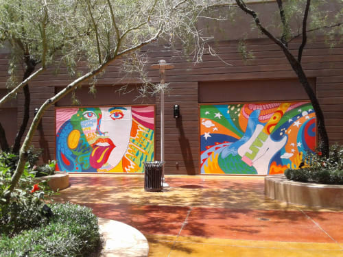 Psychedelic! | Murals by Lucretia Torva | Desert Ridge Marketplace in Phoenix