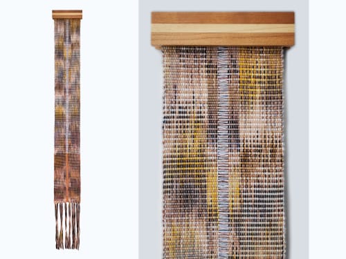 Bronze Stripe | Tapestry in Wall Hangings by Jessie Bloom