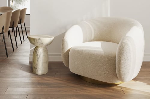 Pawn 2 Marble Side Table