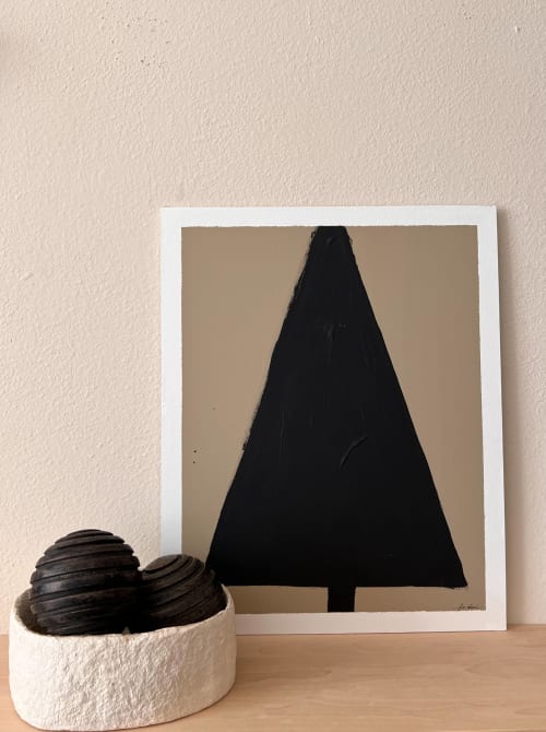 "Sapin de Noël" (Christmas Tree) - The Noël Collection | Oil And Acrylic Painting in Paintings by je.nicci