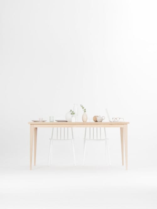 FARM - Farmhouse table, dining table solid wood in white oak | Tables by Mo Woodwork