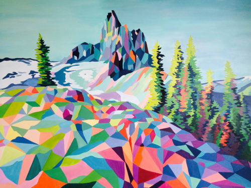 Elevation | Paintings by Elyse Dodge | Six Hundred Four - Vancouver in Vancouver