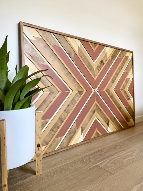 Geometric Wood Art - Follow the Sun | Wall Hangings by Crate No. 8 Co.