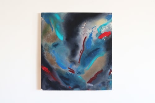 Existential Kink: Original Acrylic Painting | Oil And Acrylic Painting in Paintings by alex maceda studio